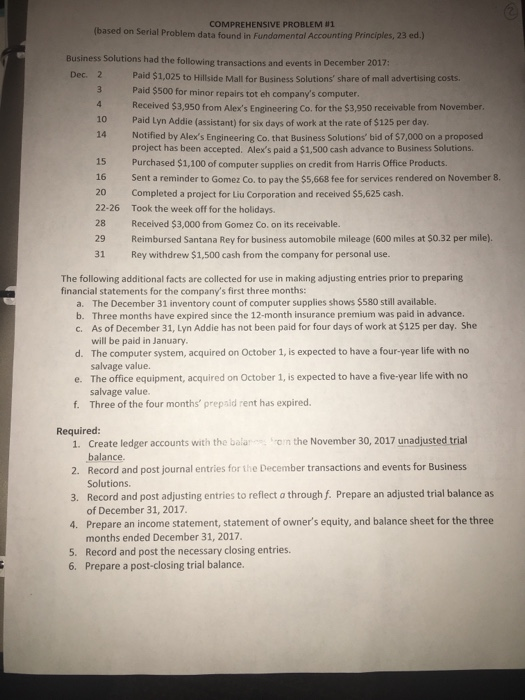 Accounting Principles, 23 ed.) You may work together with other students to