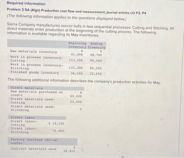 Journal entry worksheet 5 Record direct materials used in production. Note: