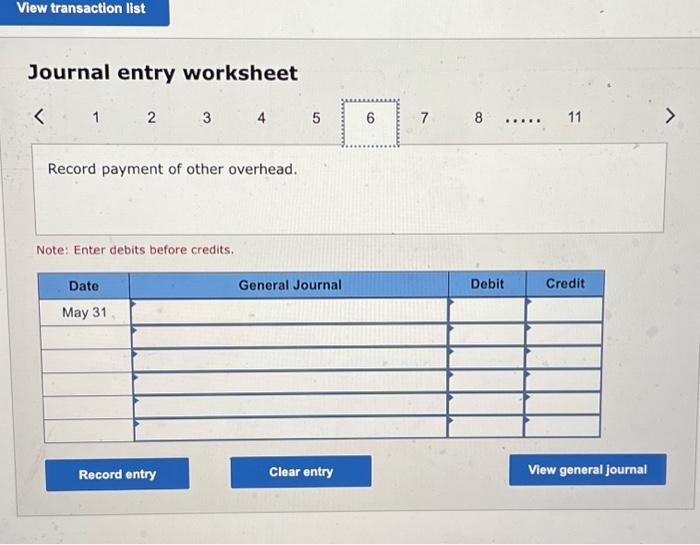 of goods from the Cutting department to the Stitching department. Note: Enter