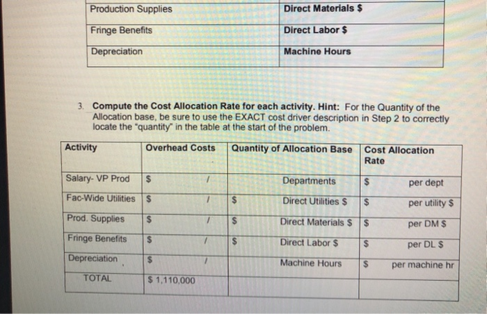made in Department M. Product N is made in Department N. Following