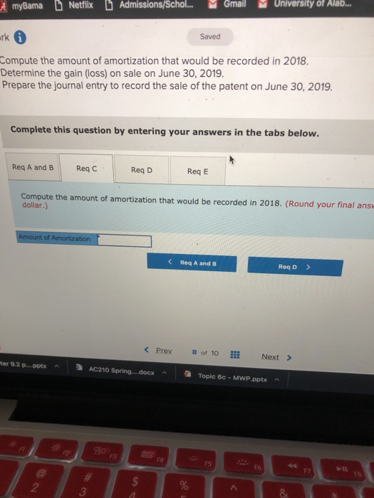 2018, before any adjustments were recorded for the year management determined that