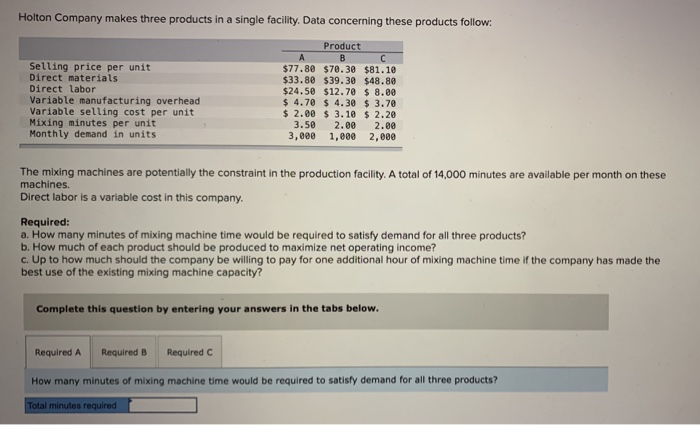  Please answer Required A, Required B, and Required C. Thank you!