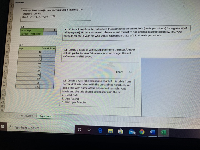 Instructions Chapter 1-1 Heart Rate ect Description: s problem, you wil investigate