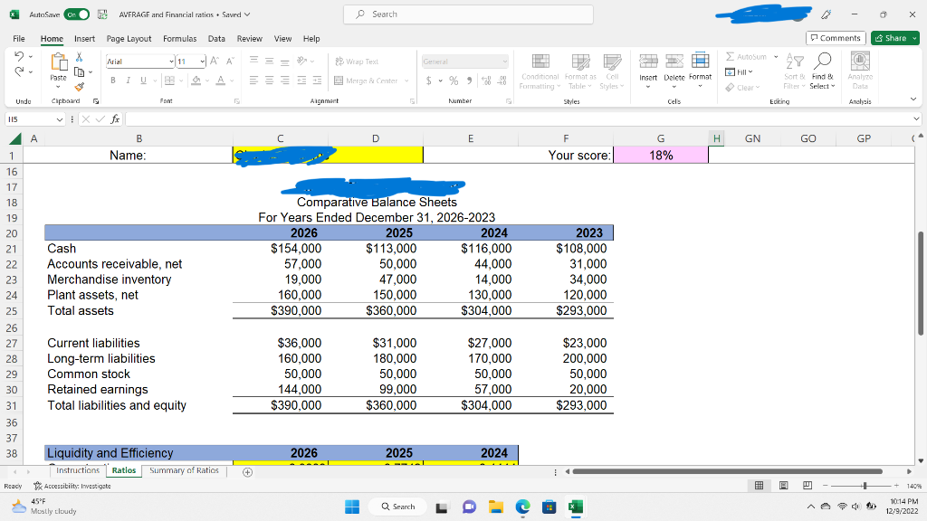 Formulas Data Review View Help The Company began operations in 2023 .