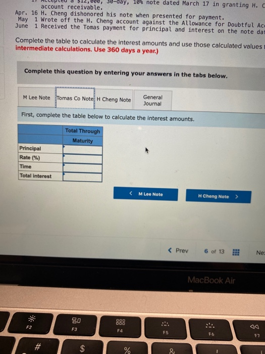 $20,000, 45-day, 64 note dated December 13 in granting Miranda Lee a
