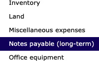 and market value per share): $ Cash $ 2,120 Accounts payable Short-term