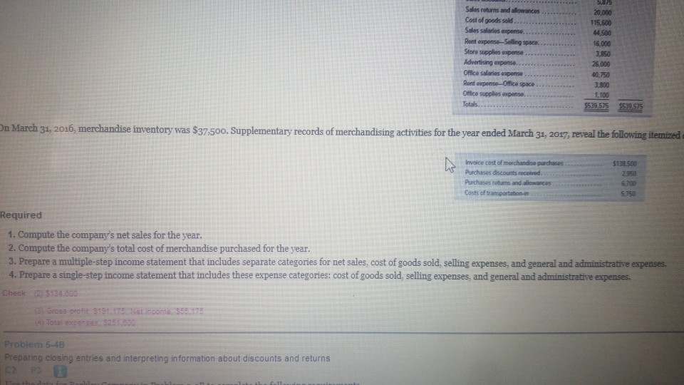 Fundamental Accountil X F C O A https://ereader.chegg.com/#/books/9781259687730/cfi/6/42/4/1090/2/6@0:77.9 Barkley Company's adjusted trial