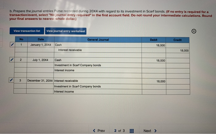 trouble finding the interest expense, and filling out the journal entries that
