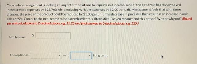 is (recommend or not recommended) as it (decreases or increases) long term.