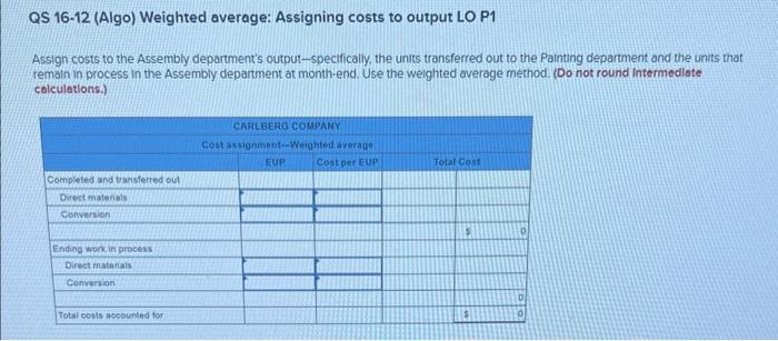 November. The following production activity in both units and costs refers to