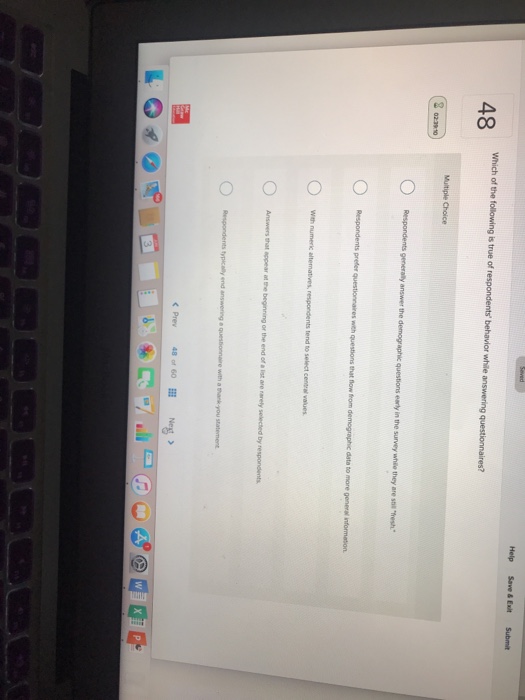 arranges similar responses together This process is referred to as: 2 data