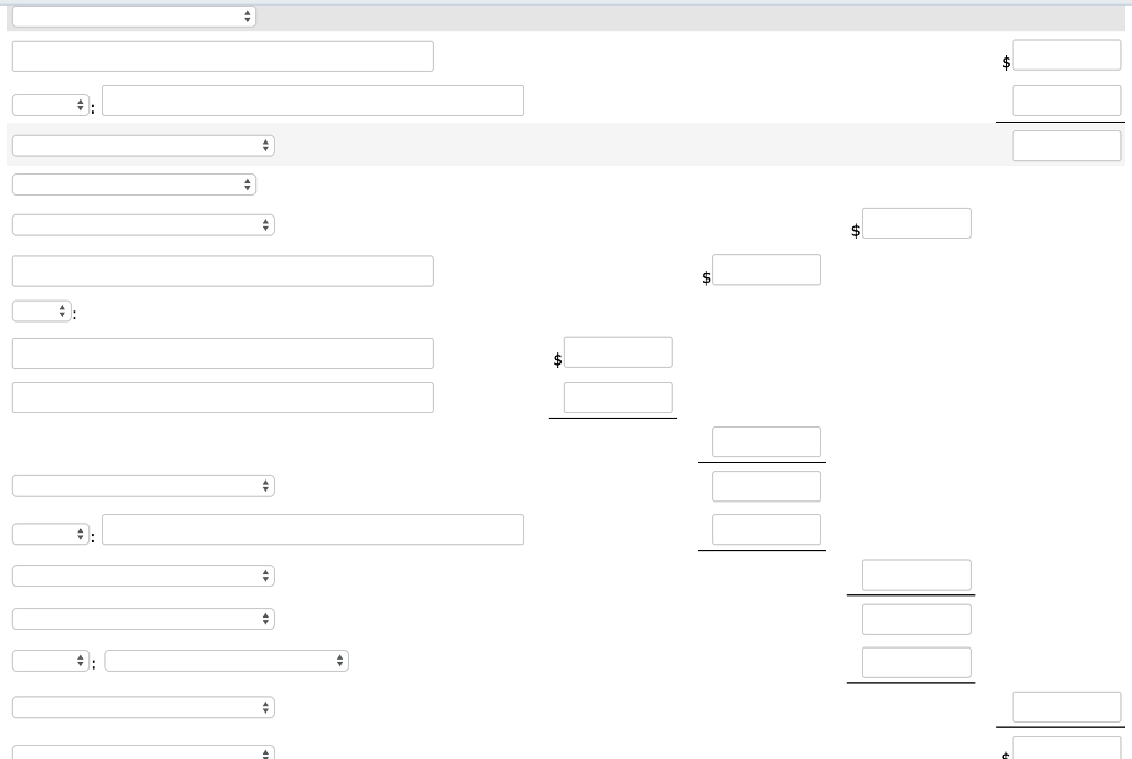 enter 0 for the amounts. Credit account titles are automatically indented when