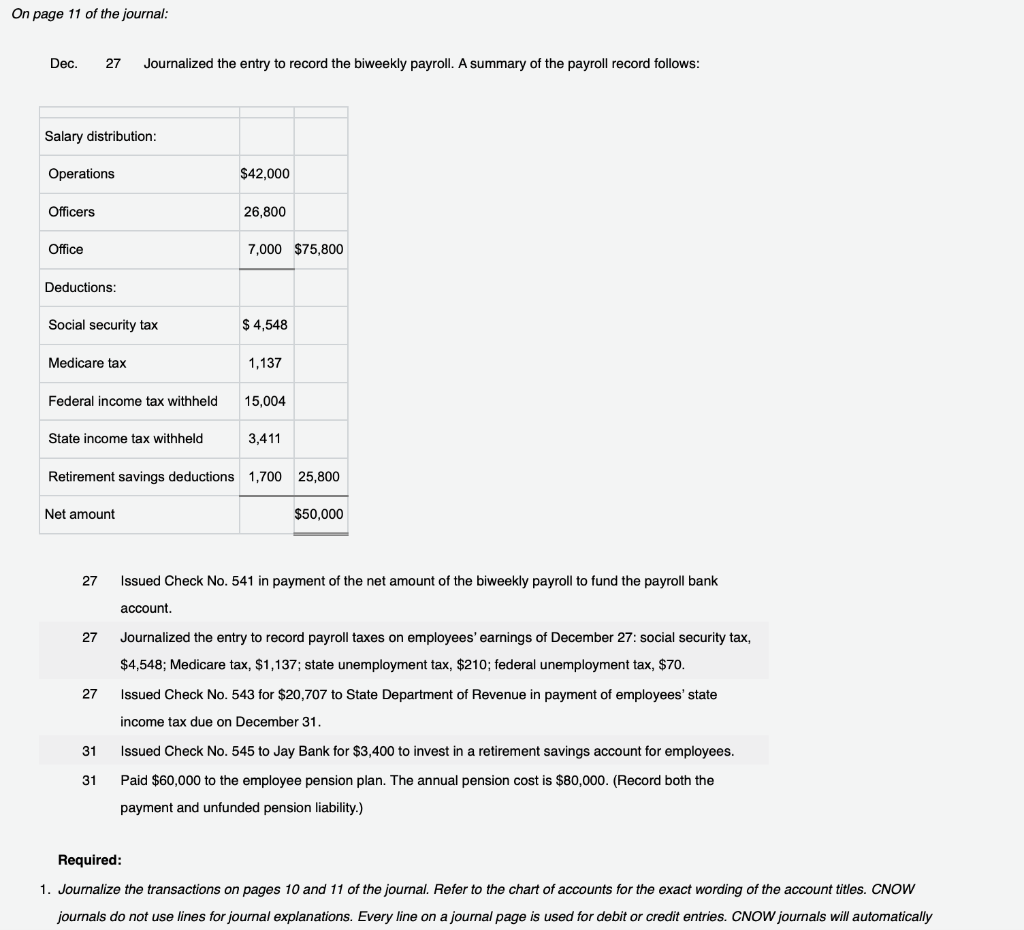 Co. on December 1 of the current year: Account No. Account Name