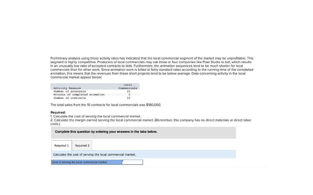 Pixel Studio, Incorporated, is a small company that creates computer-generated animations for