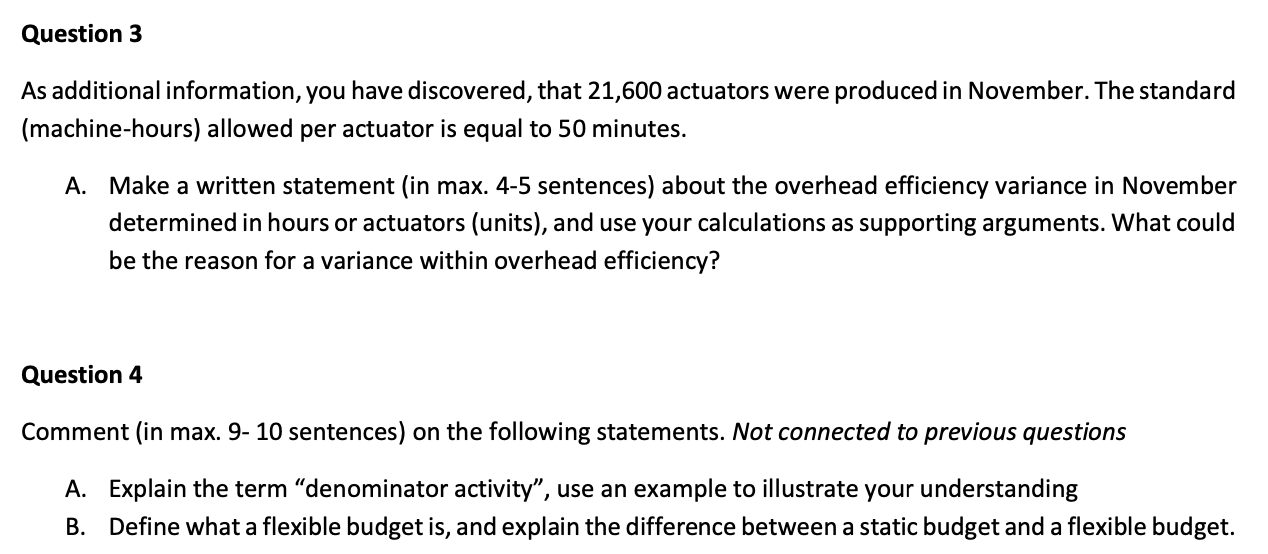 in the company LIK, assisting the CFO. The company produces electric linear