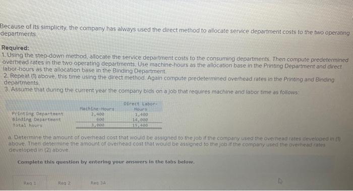 services cost section for the allocations subheading. "This is really an odd