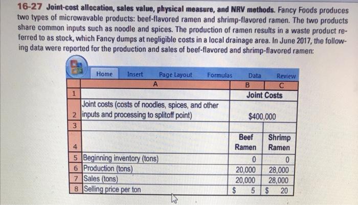  Hi,the question is correct and complete.it is from a book. 16-27