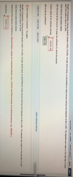  CALCULATOR ALL SCREEN PRINTER VERSION BACK Vaughn Corporation, having recently issued