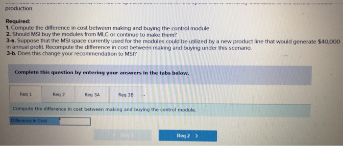 buying the control module 2. Should MSI buy the modules from MLC