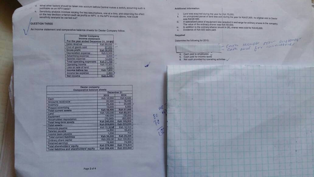  Help, Question 3 part (4,5,6) d what other actors should be