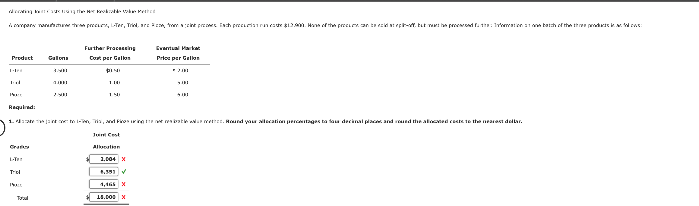  BEX.07.10 Allocating Joint Costs Using the Net Realizable Value Method A
