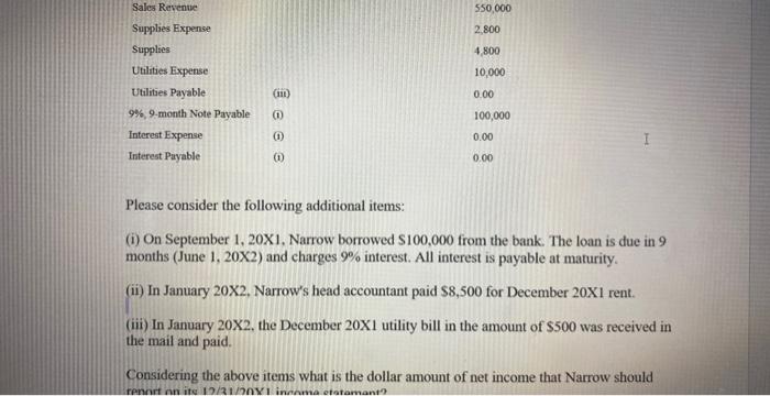 Corporation and for purposes of this question alone*, consider the following analysis