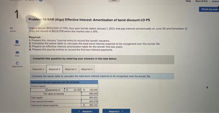 discount LO P5 Legacy issues $690,000 of 70%, four-year bonds dated January