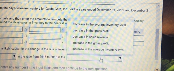 of goods available Ending inventory Cost of goods sold Gross profit Operating