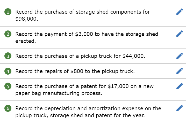 if you can show work that would be great! The following transactions