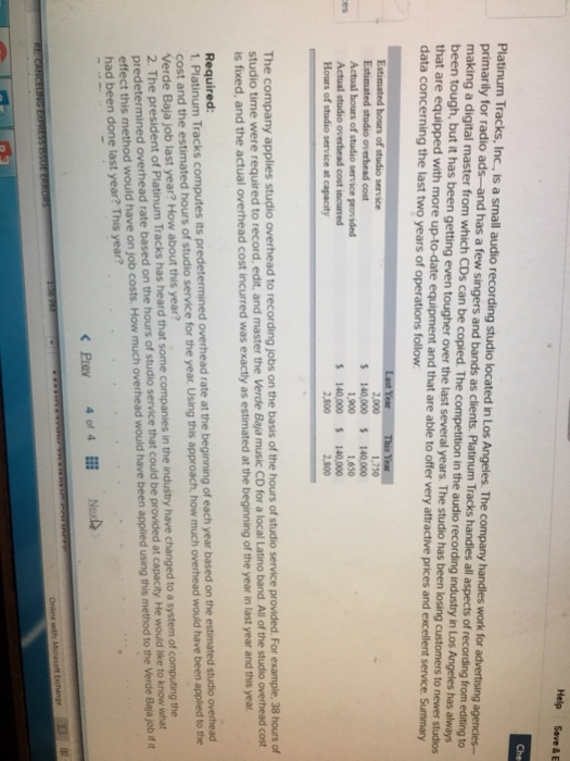  Help Seve & E Che Platinum Tracks, Inc., is a small