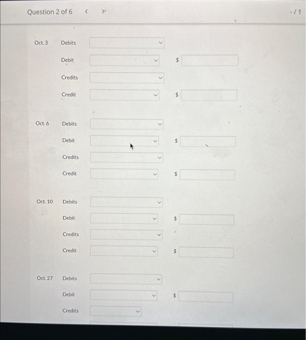 Agency. Oct.1 Stockholders invest $31,930 in exchange for common stock of the