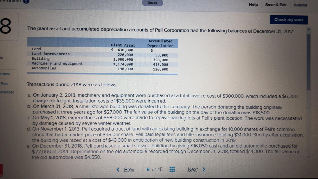  Saved Help Save & Exit Submit 8 Check my work The