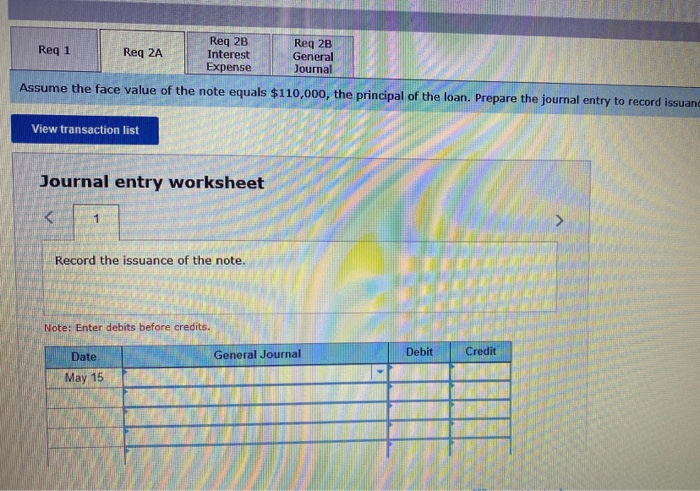 On what date does this note mature? 2. Assume the face value