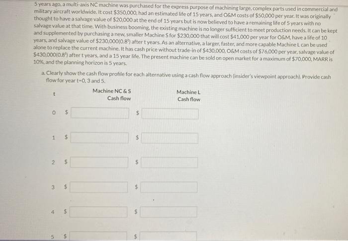 please solve all parts a,b,c,d.(All is the same question) 5 years ago,