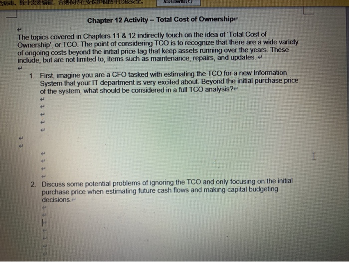 , , PBRSKE PHUC Chapter 12 Activity - Total Cost of