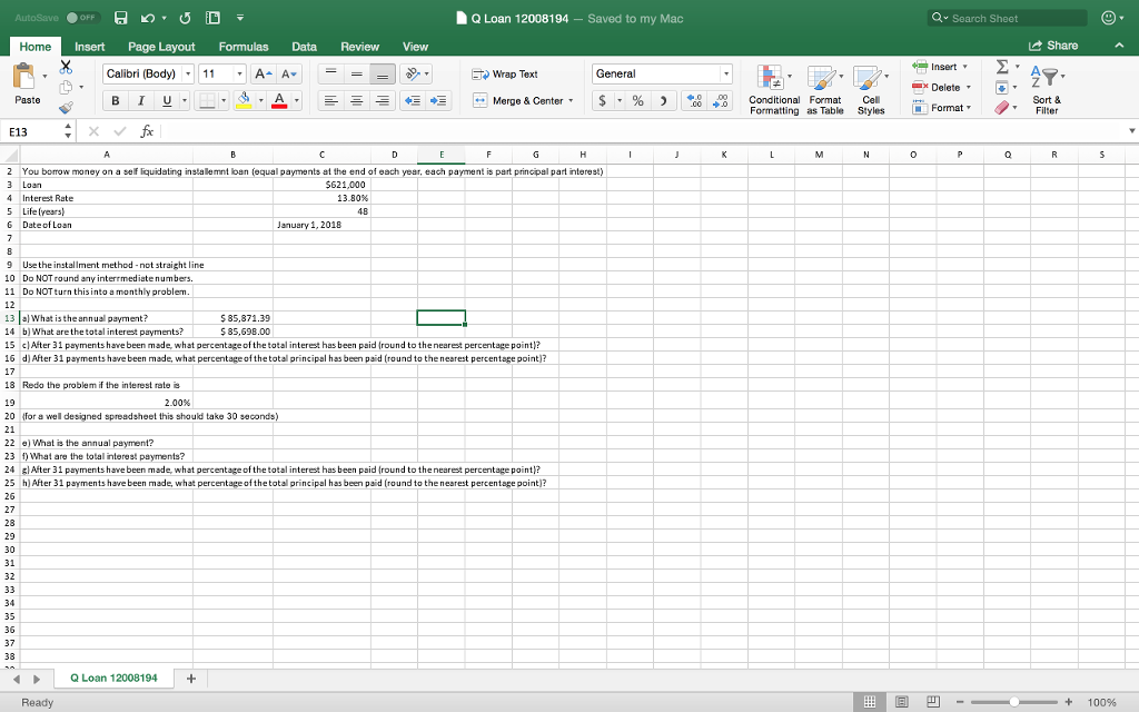Please solve this problem using PMT (if u need) and explain how