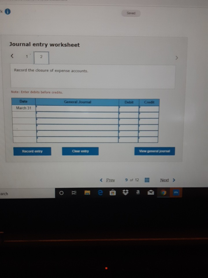 31 fiscal year-end (yen in millions). (Enter answers in Net sales Cost
