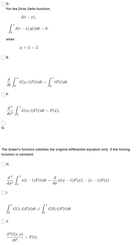 very simple differential equation with boundary conditions, y" = F(x); y(0) =