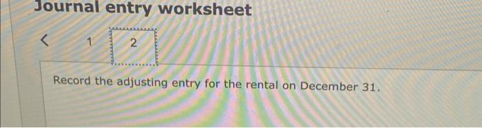 on December 31 . Suppose a customer rents a vehicle for three