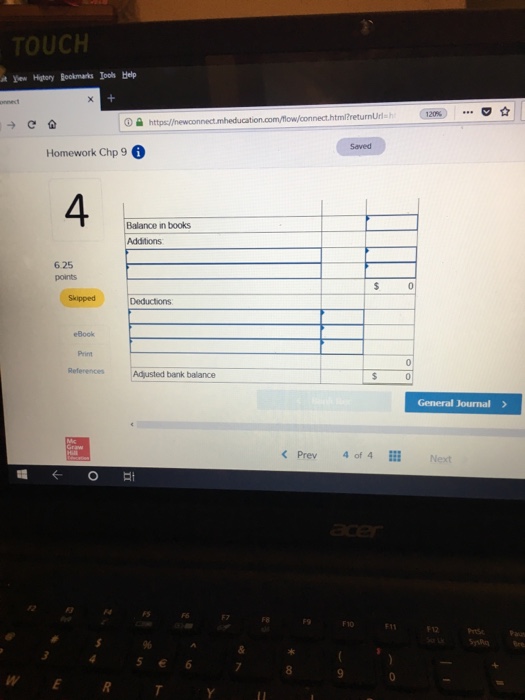 2019, bank statement from the banks Website. The balance shown on the