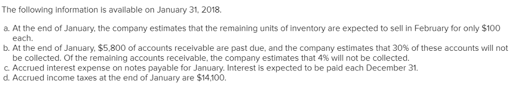 adjusting entry for interest, recording the closing entry for expenses, and recording