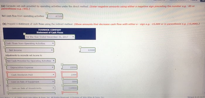 presented below. IVANHOE COMPANY COMPARATIVE BALANCE SHEET ACCOUNTSs AS OF DECEMBER 31