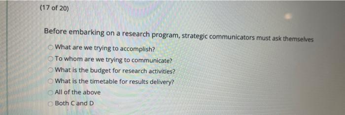 close-ended or forced-choice questions (T/F, Likert Scale) Primary SWOT Formal Validity Before