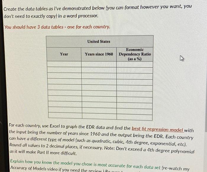  help pleaseeee Create the data tables as I've demonstrated below (you