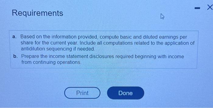 the current year follows. (Click the icon to view the partial balance
