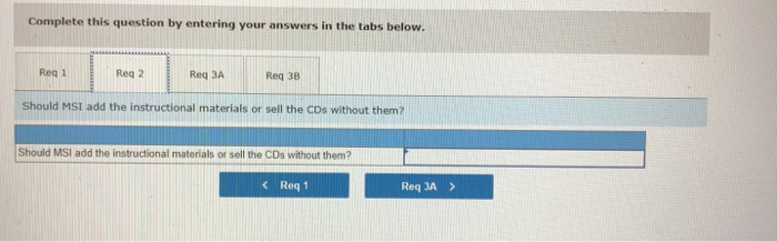 inclusion of instructional materials such as an overhead slide presentation, potential test