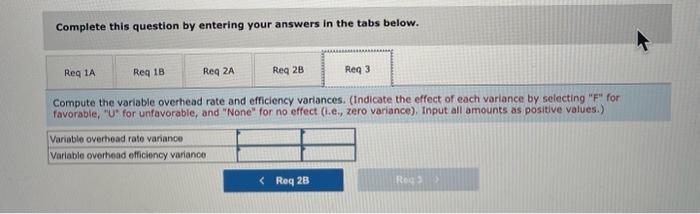 effect of each variance by selecting ' F ' for Complete this