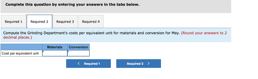 three processing departments-Grinding, Mixing, and Cooking. All raw materials are introduced at