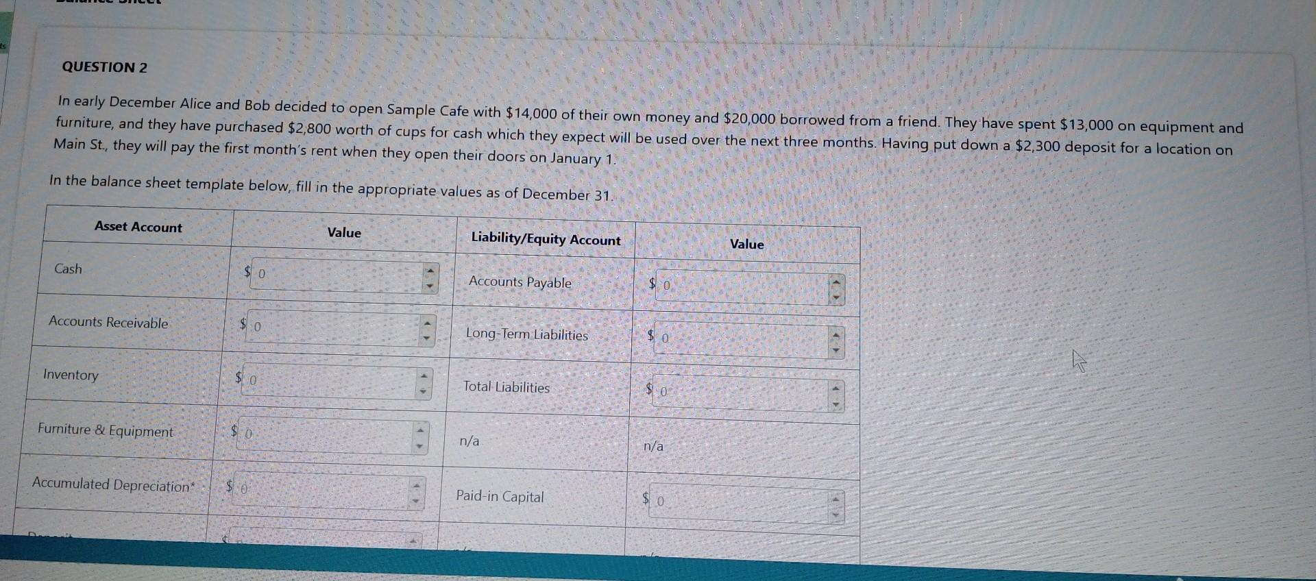 please send full answer In early December Alice and Bob decided