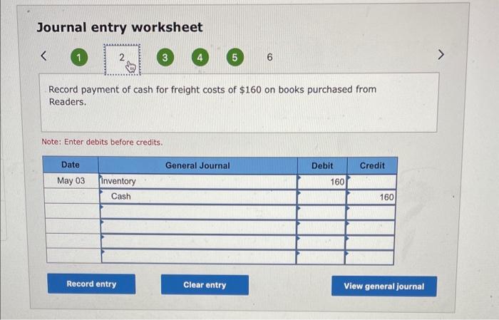 has the following transactions during May. May 2 Purchases books on account
